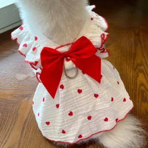 Heart Cotton Pet Dress